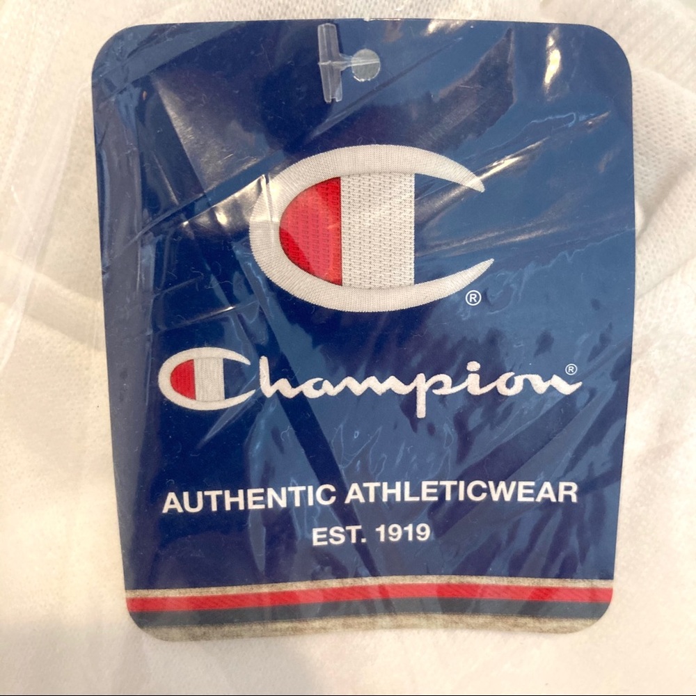 NWT Boys M (10/12) Youth Champion Hoodie Medium White - Picture 6 of 8